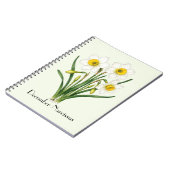 Carnet Fleurs de Narcisse de Décembre (Côté gauche)