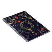 Carnet Fleurs de Noël dessinées à la main : collection vi (Côté Droit)