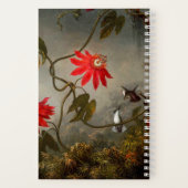 Carnet Fleurs de passion avec tête de colibris (Verso)