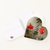 Carnet Fleurs de passion avec tête de colibris (Intérieur)