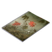 Carnet Fleurs de passion et colibris par Martin J Heade (Côté gauche)