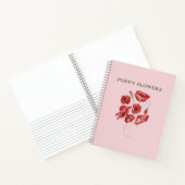 Carnet Fleurs de pavot (Intérieur)
