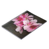 Carnet Fleurs de pêche (Côté gauche)