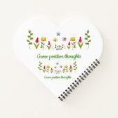 Carnet Fleurs de pensées positives  (Dos)