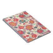 Carnet Fleurs de pivoine et motif feuille (Côté Droit)