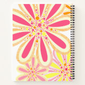 Carnet Fleurs de printemps colorées (Dos)
