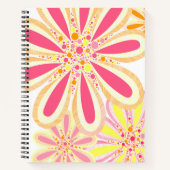 Carnet Fleurs de printemps colorées (Devant)