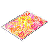 Carnet Fleurs de printemps colorées (Côté gauche)