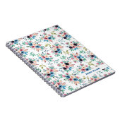 Carnet Fleurs de printemps colorées motif (Côté Droit)