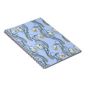 Carnet Fleurs de printemps. Fleurs de jonquille entrelacé (Côté Droit)