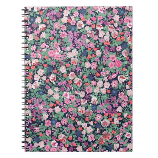 Carnet Fleurs de printemps : impression plante transparen (Devant)