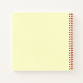 Carnet Fleurs de printemps Retro Daisies Citation françai (Dos)