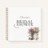 Carnet Fleurs de printemps romantiques Vase Fête des mari (Devant)