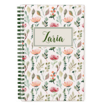 Fleurs de printemps | Spirale personnalisée