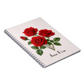 Carnet Fleurs de rose de juin (Côté Droit)