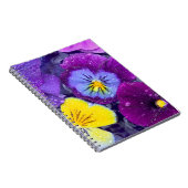 Carnet Fleurs de sansonnet flottant dans un bain d'oiseau (Côté Droit)