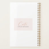 Carnet Fleurs de Soie Pastel Mignon (Dos)