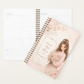 Carnet Fleurs de Soie Pastel Mignon (Devant avec enveloppe)