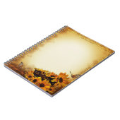 Carnet Fleurs de soleil (Côté gauche)