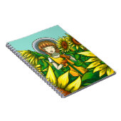 Carnet Fleurs de soleil (Côté Droit)