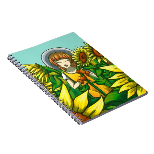 Carnet Fleurs de soleil (Côté Droit)