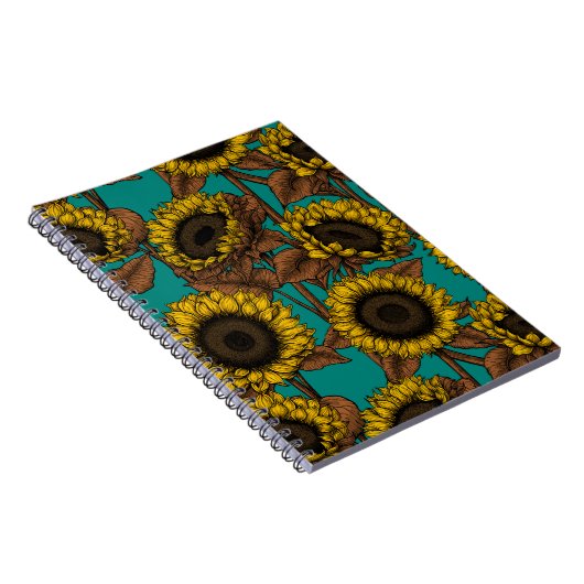 Carnet Fleurs de soleil (Côté Droit)