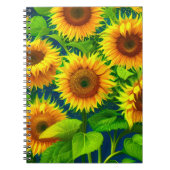 Carnet Fleurs de soleil (Devant)