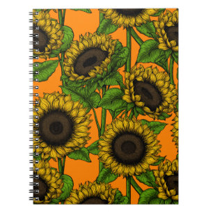 Carnet Fleurs de soleil