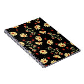 Carnet Fleurs de soleil d'automne : Harmonie rouge-orange (Côté Droit)