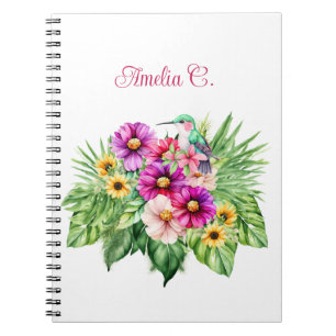 Carnet Fleurs de soleil gaies et tropicales