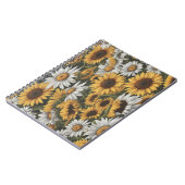 Carnet Fleurs de soleil no 1 - (Côté gauche)