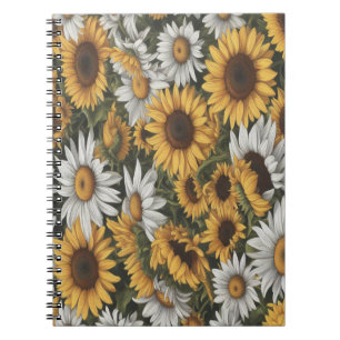 Carnet Fleurs de soleil no 1 -