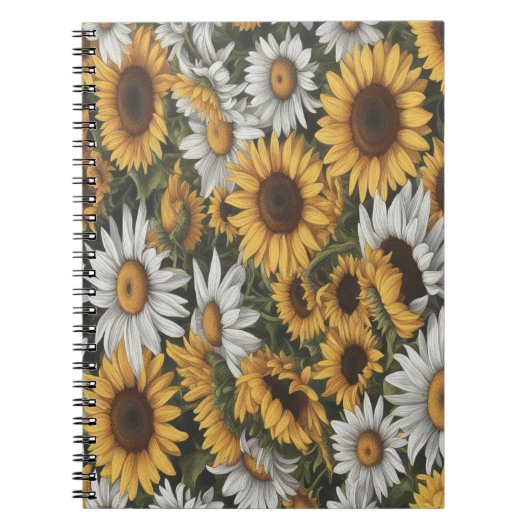 Carnet Fleurs de soleil no 1 - (Devant)