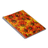 Carnet Fleurs de soleil orange (Côté Droit)