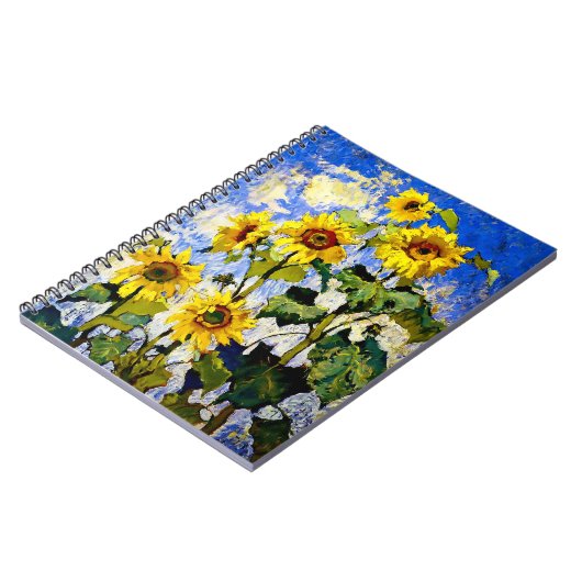 Carnet Fleurs de soleil par Konstantin Gorbatov (Côté gauche)