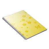 Carnet Fleurs de soleil sur papillons (Côté Droit)