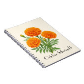 Carnet Fleurs de Souci d'Octobre (Côté Droit)