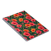 Carnet Fleurs de Tilleul Tropical Vibrant (Côté Droit)