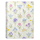 Carnet Fleurs de variété du jardin de printemps en médail (Devant)