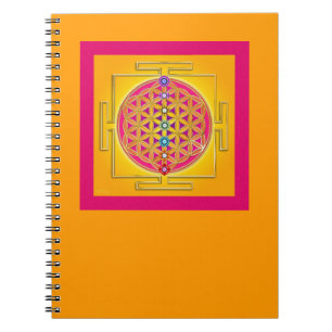 Carnet FLEURS DE VIE - Chakras Yantra