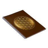 Carnet FLEURS DE VIE - Géométrie Sacrée Médaillon 1 (Côté Droit)