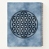 Carnet FLEURS DE VIE - Symbole de géométrie sacrée plein  (Dos)