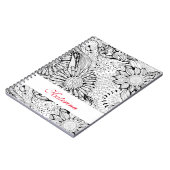 Carnet Fleurs décoratives (Côté gauche)