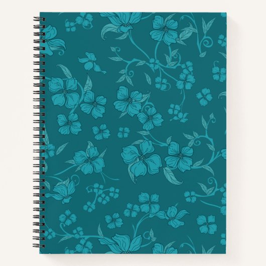 Carnet Fleurs déplaisantes Motif 2 (Devant)