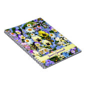 Carnet Fleurs d'été colorées (Côté Droit)