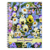 Carnet Fleurs d'été colorées (Devant)