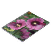 Carnet Fleurs d'hibiscus pourpres (Côté gauche)