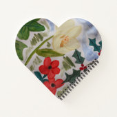 Carnet Fleurs d'hiver & houx (Dos)