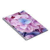 Carnet Fleurs d'Hydrangea Motif sans couture (Côté Droit)