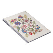 Carnet Fleurs d'Imaginaire en rétro, vintage, embroi jaco (Côté Droit)